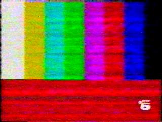 Testbild auf TELE 5, 1989